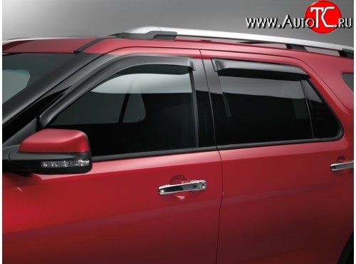 2 294 р. Дефлекторы окон (ветровики) Novline 4 шт  Ford Explorer  U251 (2006-2010) 5 дв.  с доставкой в г. Воронеж