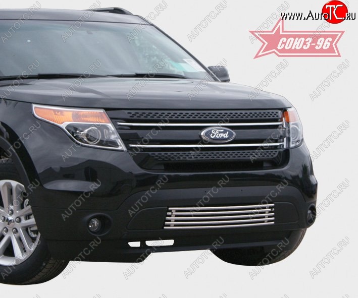 15 614 р. Декоративный элемент воздухозаборника Souz-96 (d16) Ford Explorer U502 дорестайлинг (2010-2016)  с доставкой в г. Воронеж