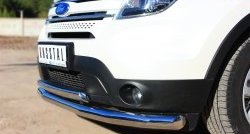 15 449 р. Защита переднего бампера (2 трубыØ76 и 75х42 мм, нержавейка) Russtal Ford Explorer U502 дорестайлинг (2010-2016)  с доставкой в г. Воронеж. Увеличить фотографию 3