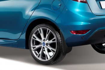 1 249 р. Брызговики задние HB Frosch Ford Fiesta 6 хэтчбэк 5 дв. рестайлинг (2012-2019)  с доставкой в г. Воронеж. Увеличить фотографию 2