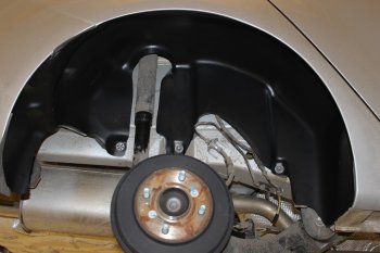 61 р. Левый подкрылок задний TOTEM Ford Fiesta 6 хэтчбэк 3 дв. рестайлинг (2012-2019)  с доставкой в г. Воронеж. Увеличить фотографию 3