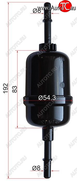 276 р. Топливный фильтр SAT  Ford Fiesta  5 (2001-2008), Ford Fusion  1 (2002-2012), Mazda Demio  2 DY (2002-2007)  с доставкой в г. Воронеж