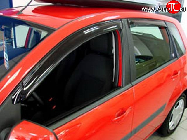 2 069 р. Дефлекторы окон (ветровики) Novline 4 шт Ford Fiesta 5 хэтчбэк 5 дв. рестайлинг (2005-2008)  с доставкой в г. Воронеж