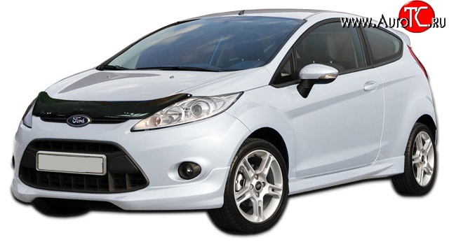 2 024 р. Дефлектор капота NovLine Ford Fiesta 6 хэтчбэк 3 дв. дорестайлинг (2008-2013)  с доставкой в г. Воронеж