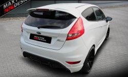 Накладка на задний бампер Maxton Ford Fiesta 6 хэтчбэк 5 дв. дорестайлинг (2008-2012)