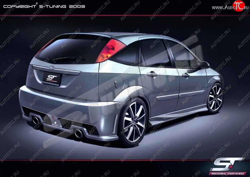 28 999 р. Задний бампер ST3 Ford Focus 1 хэтчбэк 5 дв. дорестайлинг (1998-2002)  с доставкой в г. Воронеж