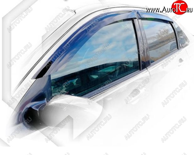 1 899 р. Дефлектора окон CA-Plastiс  Ford Focus  1 (1998-2002) хэтчбэк 5 дв. дорестайлинг (Classic полупрозрачный, Без хром молдингов)  с доставкой в г. Воронеж