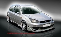 Передний бампер EVO Ford Focus 1 седан рестайлинг (2001-2005)