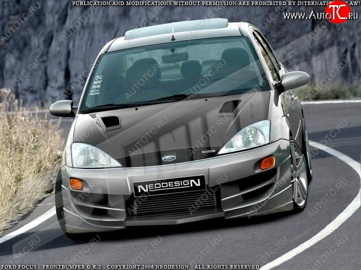 28 999 р. Передний бампер Neodesign Ford Focus 1 седан рестайлинг (2001-2005)  с доставкой в г. Воронеж