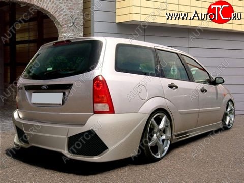25 899 р. Задний бампер (универсал) Golardo Ford Focus 1 универсал дорестайлинг (1998-2002)  с доставкой в г. Воронеж
