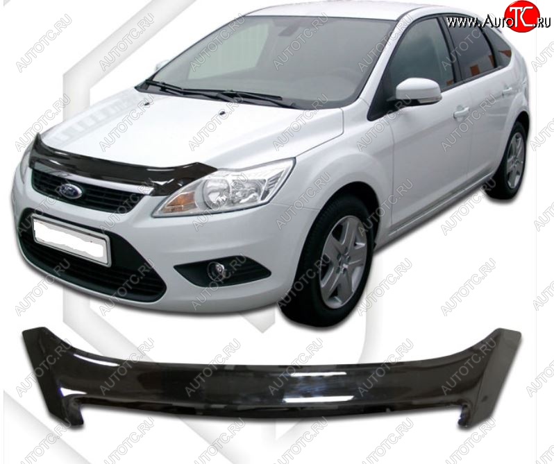 1 989 р. Дефлектор капота CA-Plastiс Ford Focus 2 хэтчбэк 3 дв. рестайлинг (2007-2011) (Classic черный, Без надписи) с доставкой в г. Воронеж Увеличить фотографию 1 1 989 р. Дефлектор капота CA-Plastiс Ford Focus 2 хэтчбэк 3 дв. рестайлинг (2007-2011) (Classic черный, Без надписи) с доставкой в г. Воронеж