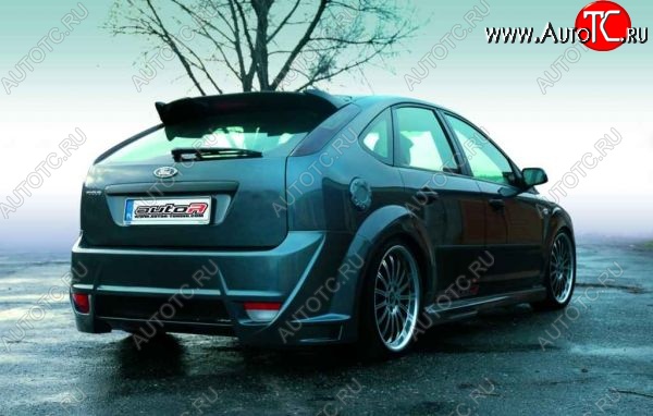 29 499 р. Задний бампер Auto-R  Ford Focus  2 (2004-2011) хэтчбэк 3 дв. дорестайлинг, хэтчбэк 5 дв. дорестайлинг, хэтчбэк 3 дв. рестайлинг, хэтчбэк 5 дв. рестайлинг  с доставкой в г. Воронеж