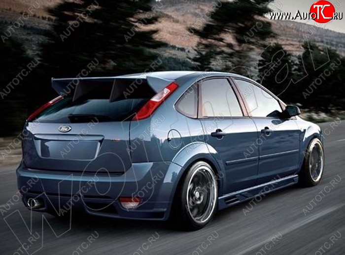 25 899 р. Задний бампер EVO Ford Focus 2 хэтчбэк 3 дв. рестайлинг (2007-2011)  с доставкой в г. Воронеж