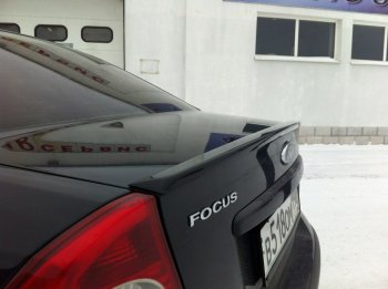 3 399 р. Лип спойлер АВТОКРАТ Ford Focus 2 седан рестайлинг (2007-2011) (Неокрашенный)  с доставкой в г. Воронеж. Увеличить фотографию 2