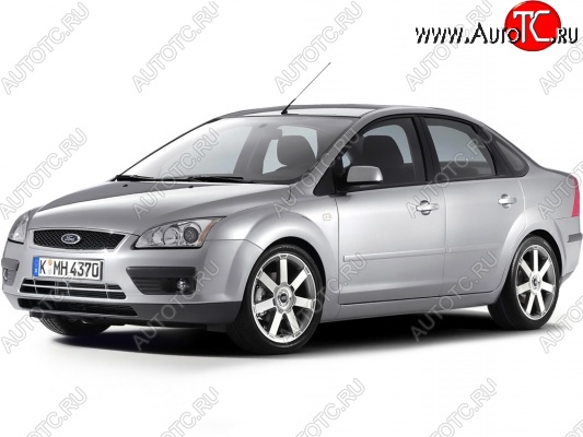 3 199 р. Бампер передний Стандартный Ford Focus 2 универсал дорестайлинг (2004-2008) (Неокрашенный)  с доставкой в г. Воронеж