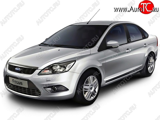 3 659 р. Бампер передний  Ford Focus  2 (2007-2011) седан рестайлинг, универсал рестайлинг, хэтчбэк 3 дв. рестайлинг, хэтчбэк 5 дв. рестайлинг (Окрашенный)  с доставкой в г. Воронеж