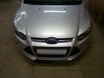 1 149 р. Реснички на фары MV Tuning  Ford Focus  3 (2010-2015) универсал дорестайлинг, хэтчбэк дорестайлинг, седан дорестайлинг (Неокрашенные)  с доставкой в г. Воронеж. Увеличить фотографию 3