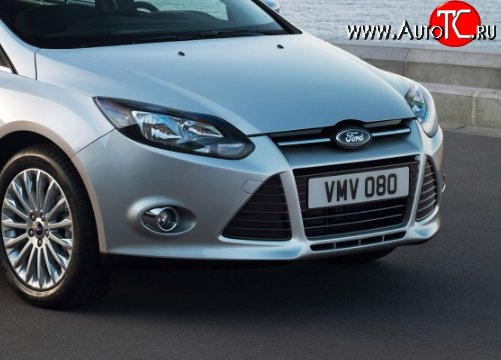 3 899 р. Передний бампер Стандартный Ford Focus 3 универсал дорестайлинг (2010-2015) (Окрашенный)  с доставкой в г. Воронеж