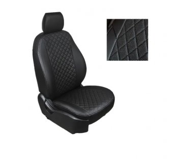 Чехлы Titanium Sport Seintex (экокожа/ромб) Ford Focus 3 универсал дорестайлинг (2010-2015)