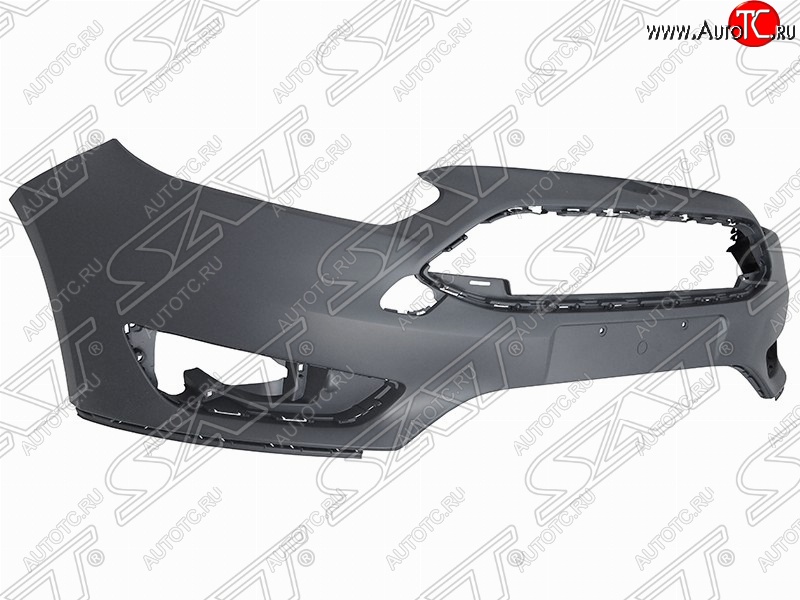 3 289 р. Передний бампер SAT Ford Focus 3 хэтчбэк рестайлинг (2014-2019) (Неокрашенный)  с доставкой в г. Воронеж