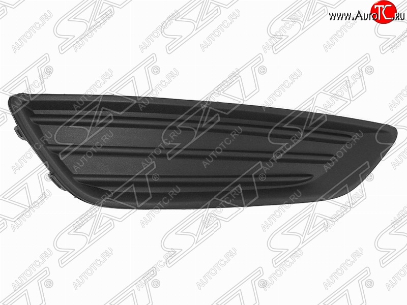299 р. Правая Заглушка в бампер под ПТФ SAT Ford Focus 3 хэтчбэк рестайлинг (2014-2019)  с доставкой в г. Воронеж