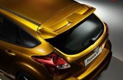 4 399 р. Спойлер ST Ford Focus 3 хэтчбэк дорестайлинг (2010-2015) (Неокрашенный)  с доставкой в г. Воронеж. Увеличить фотографию 3
