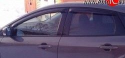 Комплект дефлекторов окон (ветровиков) 4 шт. Russtal Ford Focus 3 седан дорестайлинг (2011-2015)