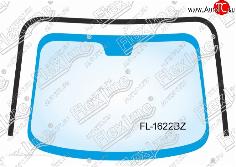 1 599 р. Молдинг лобового стекла FlexLine Ford Fusion 1 хэтчбэк дорестайлинг (2002-2005)  с доставкой в г. Воронеж