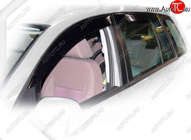 1 999 р. Дефлектора окон CA-Plastiс  Ford Fusion  1 (2002-2012) хэтчбэк дорестайлинг,  рестайлинг, хэтчбэк (Classic полупрозрачный, Без хром.молдинга)  с доставкой в г. Воронеж