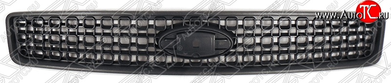 2 899 р. Решётка радиатора SAT (пр-во Тайвань) Ford Fusion 1 хэтчбэк дорестайлинг (2002-2005) (Неокрашенная)  с доставкой в г. Воронеж