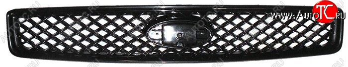4 699 р. Решётка радиатора SAT Ford Fusion 1 хэтчбэк дорестайлинг (2002-2005) (Неокрашенная)  с доставкой в г. Воронеж