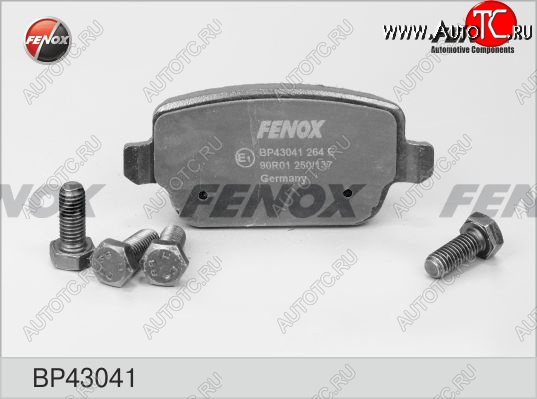 1 439 р. Колодка заднего дискового тормоза FENOX  Ford Galaxy  2 (2006-2010), Ford Kuga  1 (2008-2013), Ford Mondeo (2007-2010), Ford S-Max  1 (2006-2010), Land Rover Freelander  L359 (2006-2010), Volvo S80  AS60 седан (2006-2010)  с доставкой в г. Воронеж