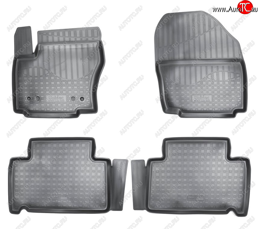 2 399 р. Комплект салонных ковриков Norplast Unidec Ford Galaxy 2 рестайлинг (2010-2015) (Цвет: черный)  с доставкой в г. Воронеж