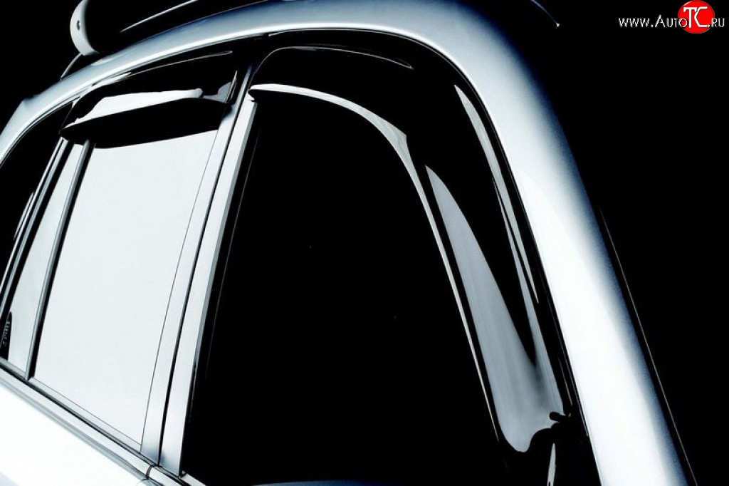 2 114 р. Дефлекторы окон (ветровики) Novline 4 шт Ford Galaxy 2 рестайлинг (2010-2015)  с доставкой в г. Воронеж