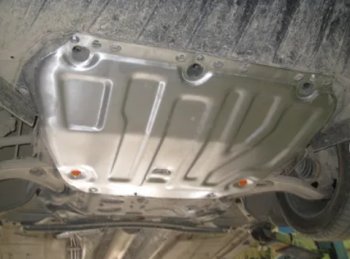 11 199 р. Защита картера двигателя и КПП Alfeco  Ford Grand C-Max  C344 (2010-2015) (Алюминий 3 мм)  с доставкой в г. Воронеж. Увеличить фотографию 2