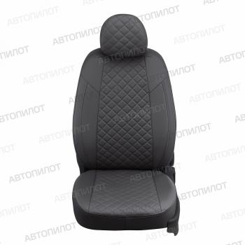 14 449 р. Чехлы сидений (Trend, экокожа) Автопилот Ромб  Ford Kuga  1 (2008-2013) (темно-серый)  с доставкой в г. Воронеж. Увеличить фотографию 4
