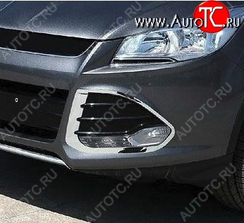 4 199 р. Накладки на передние воздуховоды СТ Ford Kuga 2 дорестайлинг (2013-2016)  с доставкой в г. Воронеж