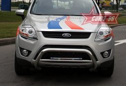 Защита переднего бампера Souz-96 (d60) Ford Kuga  1 (2008-2013)