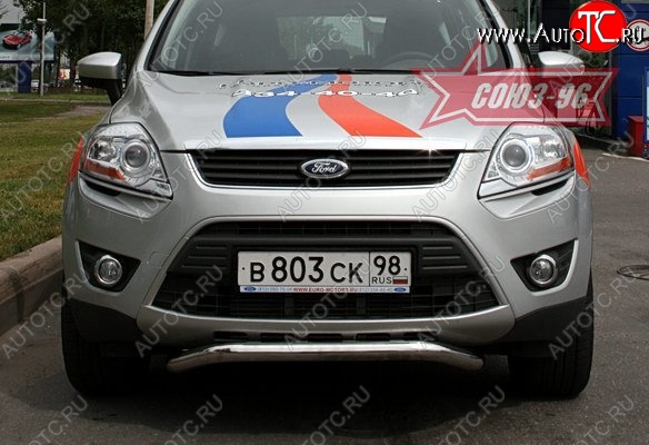 10 799 р. Защита переднего бампера одинарная Souz-96 (d60). Ford Kuga 1 (2008-2013)  с доставкой в г. Воронеж