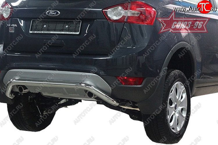 14 759 р. Защита заднего бампера Souz-96 (d60)  Ford Kuga  1 (2008-2013)  с доставкой в г. Воронеж