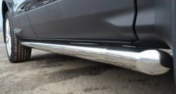 69 999 р. Защита порогов из круглой трубы диаметром 63 мм Russtal Ford Kuga 2 дорестайлинг (2013-2016) (Защита порогов с со скосами на торцах (вариант 1))  с доставкой в г. Воронеж. Увеличить фотографию 4