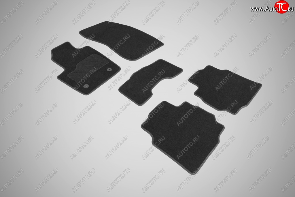 2 999 р. Износостойкие коврики в салон SeiNtex Premium LUX 4 шт. (ворсовые)  Ford Mondeo  MK5 CD391 (2014-2018) дорестайлинг седан  с доставкой в г. Воронеж