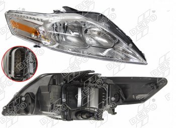 Правая фара (с электрокорректором) DEPO Ford Mondeo Mk4,DG рестайлинг, универсал (2010-2014)