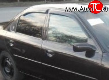 999 р. Комплект дефлекторов окон (ветровиков) 4 шт. Russtal Ford Mondeo Mk2,BFP  седан (1996-2000)  с доставкой в г. Воронеж