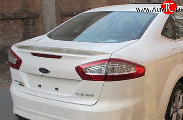 7 199 р. Спойлер (рестайлинг) M-VRS Ford Mondeo Mk4,BD дорестайлинг, седан (2007-2010) (Неокрашенный)  с доставкой в г. Воронеж