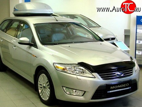 4 599 р. Дефлектор капота NovLine  Ford Mondeo (2007-2010) Mk4,BD дорестайлинг, седан  с доставкой в г. Воронеж