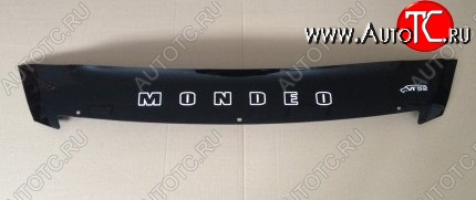999 р. Дефлектор капота Russtal (короткий) Ford Mondeo Mk4,BD дорестайлинг, седан (2007-2010)  с доставкой в г. Воронеж