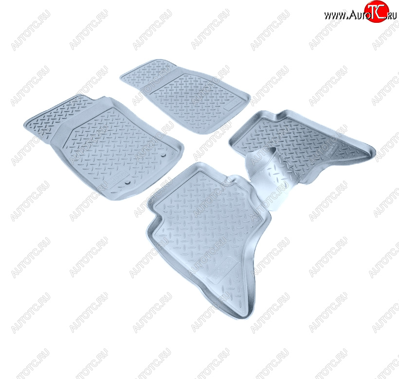3 279 р. Коврики салона Norplast Unidec  Ford Ranger (2006-2011), Mazda BT-50 (2006-2011) (Цвет: серый)  с доставкой в г. Воронеж