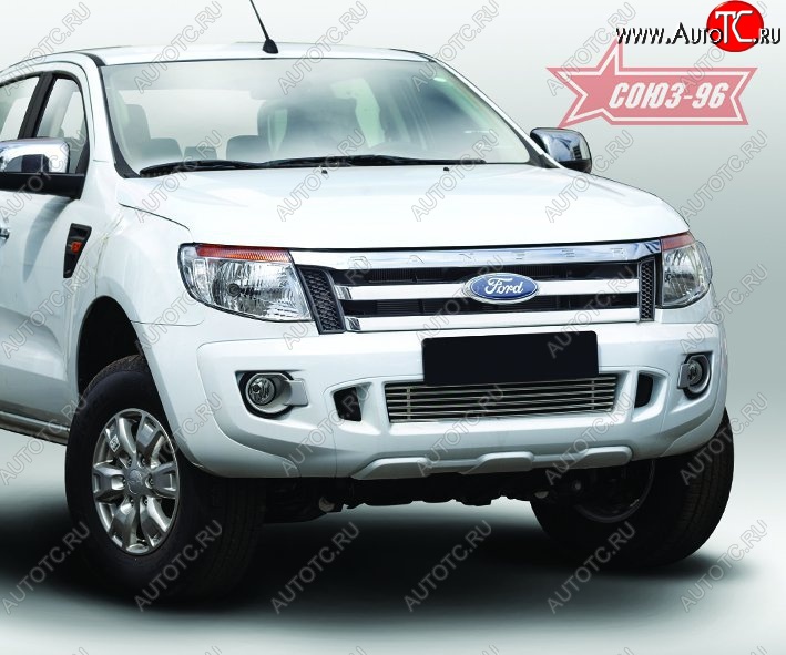 5 624 р. Декоративный элемент воздухозаборника Souz-96 (d10) Ford Ranger DoubleCab дорестайлинг (2011-2016)  с доставкой в г. Воронеж