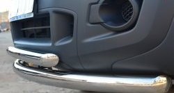 24 499 р. Защита переднего бампера (2 трубыØ76 и 63 мм, нержавейка) SLITKOFF Ford Ranger DoubleCab дорестайлинг (2011-2016)  с доставкой в г. Воронеж. Увеличить фотографию 3
